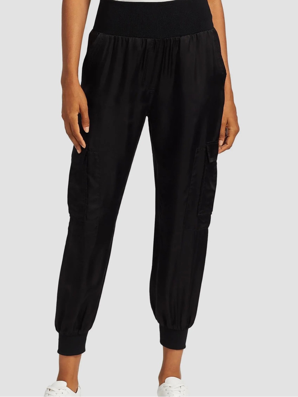 Cinq à Sept Giles Twill Cargo Joggers Size L